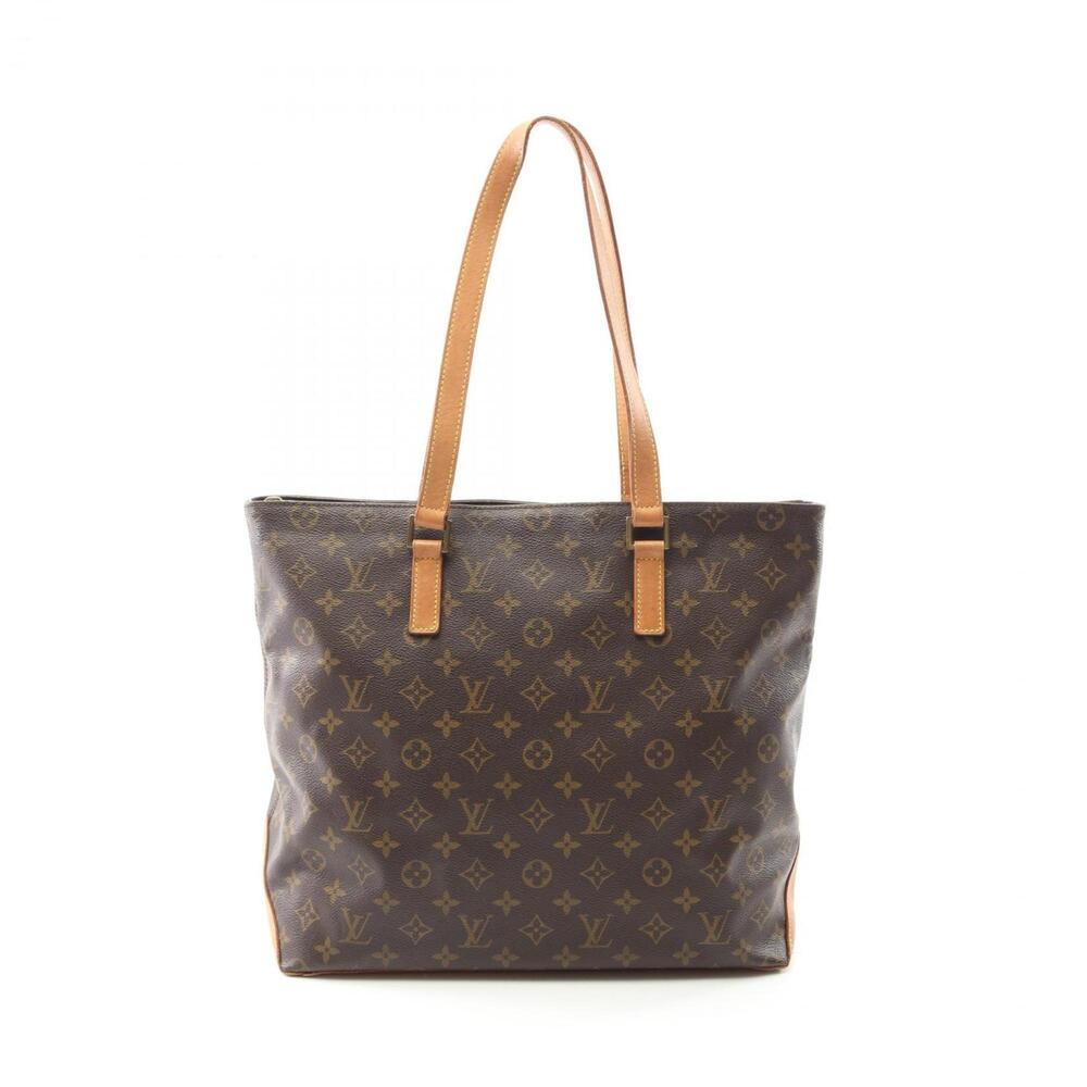 LOUIS VUITTON Authentic Brown Monogram Leather Tote Bag - Picture 2 of 11